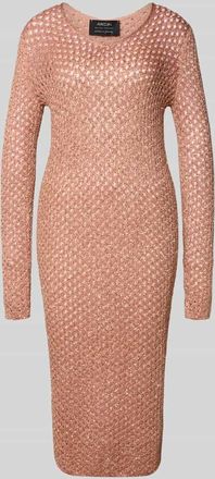 Marc Cain Slim Fit Midikleid mit Woll-Anteil in Rose, Gr&ouml;&szlig;e 34