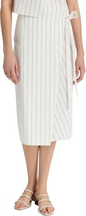 Vince Seedling Stripe Wrap Skirt