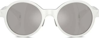 Moncler Rondo round-frame sunglasses - Silver