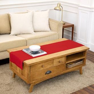 Solino Home Linen Table Runner for Dining Table, Holiday and Everyday Table Decor - Fete in Red at Nordstrom, Size Xx-Small