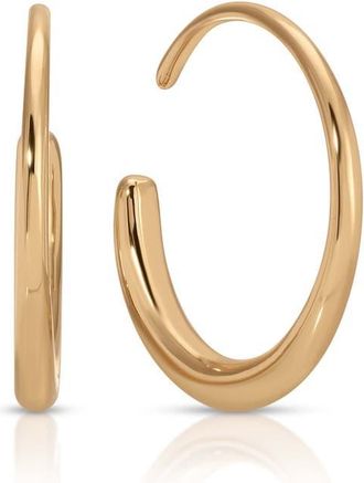 Ettika Circle Threader Hoop Earrings in Gold at Nordstrom
