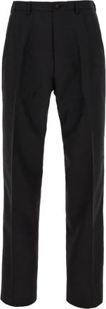 Maison Margiela Pantaloni - Heren - Nette broeken - Zwart - L - Wol - Broeken