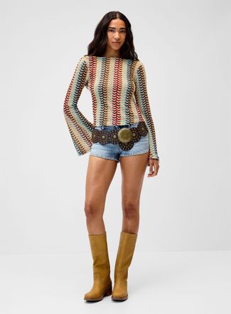 Twik Womens Denim mini short