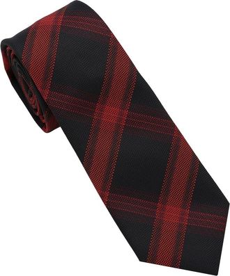 DKNY Large Plaid Tie in Black/red at Nordstrom Rack