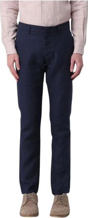 Colmar Linnen chino broek - Heren - Sport - Blauw - Maat: 2XL Linnen
