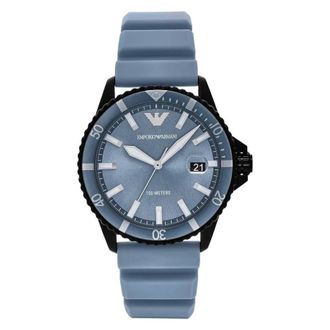 Emporio Armani World Explorer Quartz Blue Dial Mens Watch AR11685