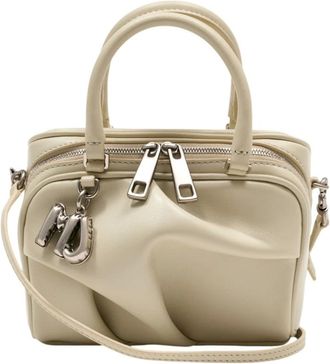 Marc Jacobs Handbags, female, White, Size: ONE SIZE Micro Bauletto Purse