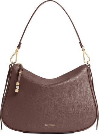 Coccinelle Nory Schoudertas - Dames - Schoudertassen - Bruin - ONE Size - Katoen - Tassen