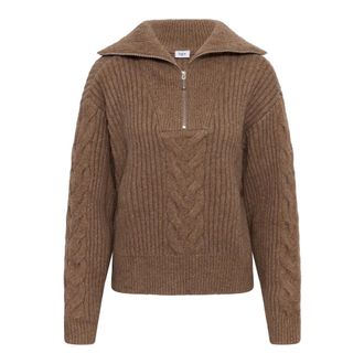 Saint Tropez Prendas de punto - Knitwear - Mujer - Marr&oacute;n - 2XL