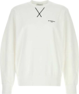 Givenchy White Crew Neck Sweatshirt
