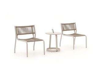 Manifesto Furniture Manifesto Misurina/Salemi lounge balkonset 3-delig stapelbaar