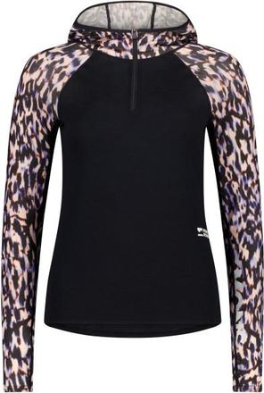 Mons Royale Bella Merino Long Sleeve Hood Merinounterw&auml;sche f&uuml;r Damen | schwarz