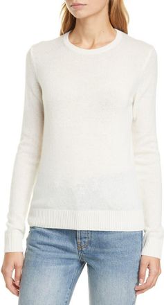 Theory Crewneck Cashmere Sweater in Iv at Nordstrom Rack, Size X-Large