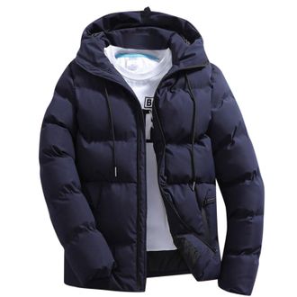 Generic winter jacket mens, mens coats, Winter Jackets for Men UK, Lightweight Puffer Jacket Mens Coat Hoody Zip up Loose Cotton Padded Packable Down Quilted 