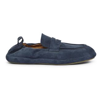 Barracuda Schoenen, Heren, Blauw, 41 EU, Suède, Vintage Suède Loafers Blauw