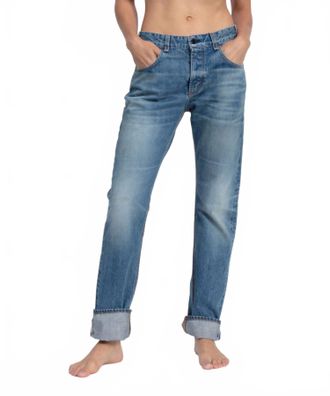 ASKK NY Selvage Straight Leg Jeans In Chill