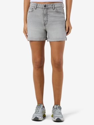 Noisy May Jeansshorts NOISY MAY NMMONI HW DNM SHORTS AZ277LG NOOS, Damen, Gr. XL (42), N-Gr, blau (light grau denim), Denim/Jeans, Obermaterial: 99% Baumwolle, 