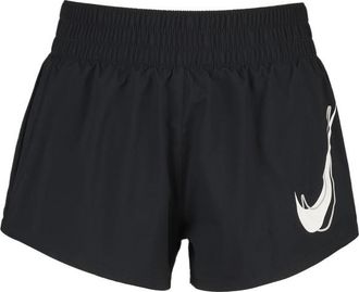 Nike One Swoosh DF Mid Lined Running Shorts Laufshorts für Damen | schwarz