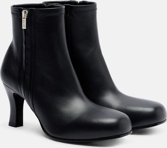 Loewe Bobine 90 leather ankle boots
