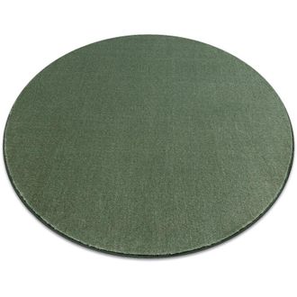 RugsX Moqueta Seduction C&iacute;rculo Verde 26 Suave, Duradero, Dormitorio, Hotel Green Circulo 133 Cm