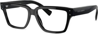 Dolce & Gabbana Optical Frame - Heren - Brillen - Zwart - 55 MM - Accessoires