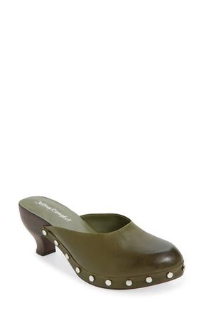 Jeffrey Campbell Cloguette Mule in Olive Distressed at Nordstrom, Size 6.5