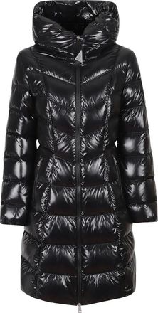 Moncler Marusse halflange donsjas - Dames - Jassen - Zwart - Maat: S Zijde