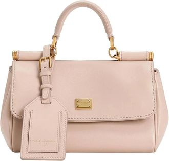 Dolce & Gabbana Handbags, female, Pink, Size: ONE SIZE Dauphine Top Handle Bag