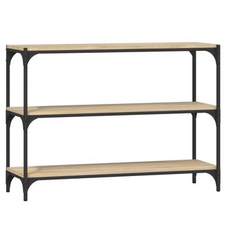 vidaXL Vidaxl - Estanter&iacute;a Contrachapada Y Acero Roble Sonoma 100x33x70,5 Cm