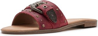 Dingo Lariat Womens Sandals Red : 7.5 B - Medium, Leather