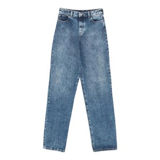 Emporio Armani Jeans, Dames, Blauw, W26, Katoen, 5 Pockets Pant