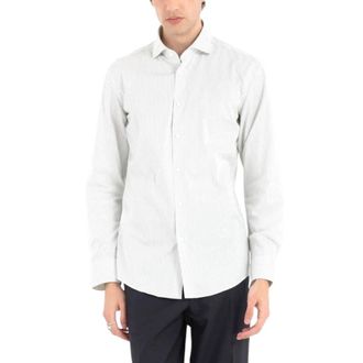 HUGO BOSS Hank Shirt - Heren - Zakelijke Overhemden - Wit - 2XL - Katoen - Overhemden