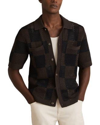 Reiss Alfred Button Front Top