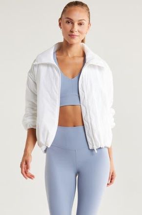 Zella Elevate Insulated Jacket in White at Nordstrom Rack, Size X-Large