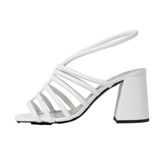 Free People Colette Cinched Heel Bone OB1432993-103 Womens