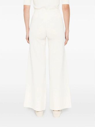 Max Mara Lace Trim Cropped Trousers