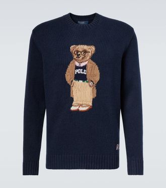 Polo Ralph Lauren Polo Bear linen and cotton sweater
