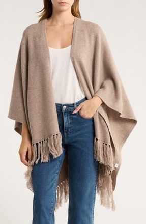 Chan Luu Wool & Cashmere Ruana in Sand at Nordstrom Rack
