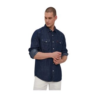 Levi's Heren, Overhemden, Blauw, Maat: 2XL