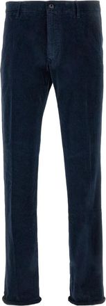 Incotex Slim Fit 100 Broek - Heren - Slim Fit Broeken - Blauw - W38 - Katoen - Broeken