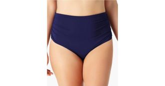 Anne Cole Live In Color Convertible Bikini Bottom - Plus In Navy