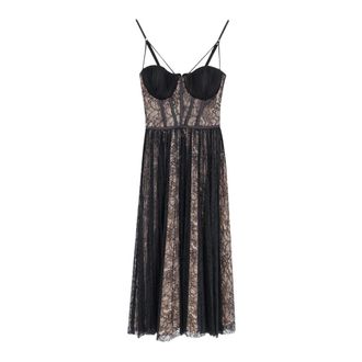 Elisabetta Franchi Party Dresses, female, Black, Size: XS Elisabetta Franchi Dresses Black