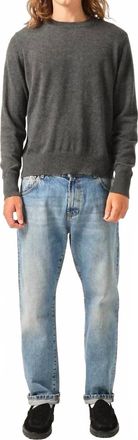 Corridor Cashmere Crewneck Sweater In Charcoal