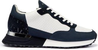 Mallet Footwear Popham Perforated Sneakers in Dark Navy at Nordstrom, Size 11