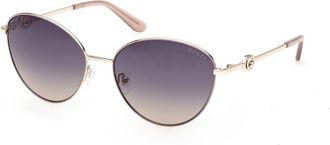Guess GU00284 59W Womens Sunglasses Brown Size 58