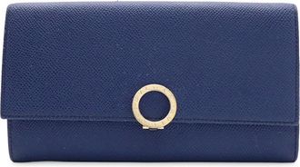 Bulgari Bvlgari Calf Leather Long Wallet