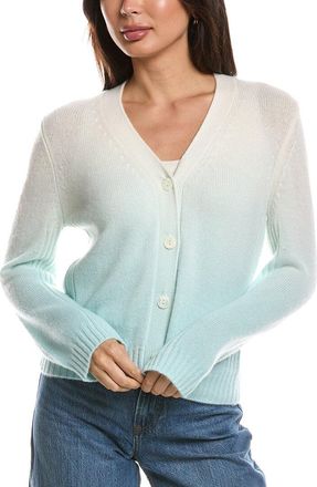 Fort&eacute; Cashmere Ombre V-Neck 100% Cashmere Cardigan