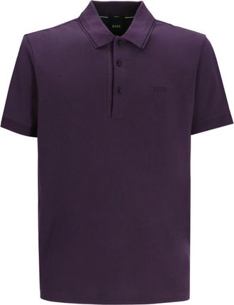 HUGO BOSS Purple Slim Fit Logo Polo