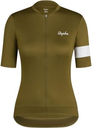 Rapha Core Jersey Velotrikot f&uuml;r Damen | oliv