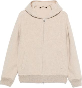 Fedeli Hooded Zip-front Jacket